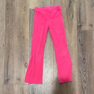 Jumping Beans Bright Pink Ribbed Leggings